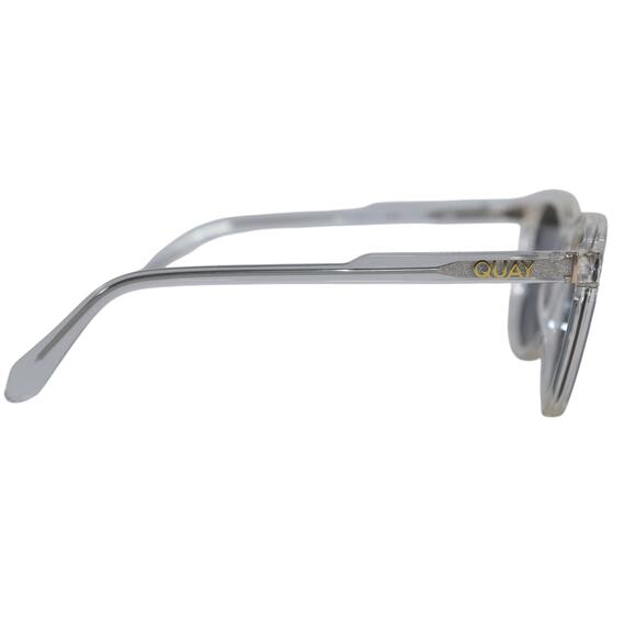 Quay Australia JACKPOT Round Sunglasses - Clear / Smoke - NWT - Picture 7 of 10